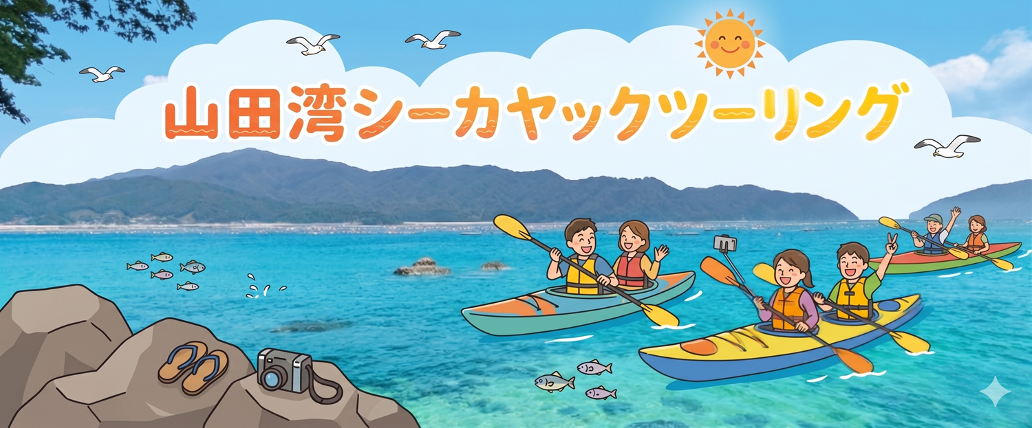 【2026年5月1日～】山田湾カヤックツアー　～10/31まで